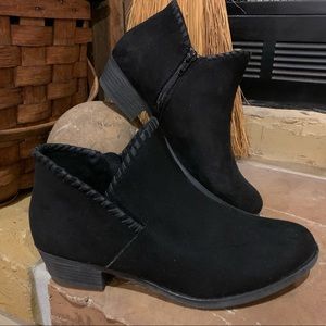 Rampage Whipstitch Ankle Bootie